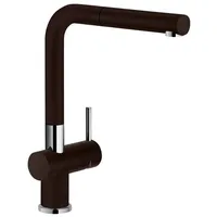 FRANKE Armatur ACTIVE-PLUS mit Zugauslauf in Chrom-Chocolate