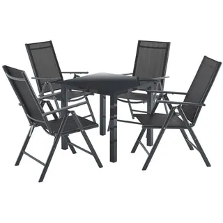 Juskys 	Milano Set 5-tlg. dunkelgrau