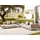 Beliani 5-Sitzer Lounge Set Aluminium weiß beige
