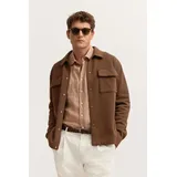 Bugatti Modern Fit Sweatjacke Herren Braun XL