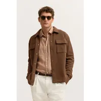 Bugatti Modern Fit Sweatjacke Herren Braun XL