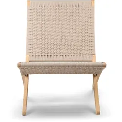 Carl Hansen - MG501 Cuba Chair Outdoor, Teak unbehandelt / sesame