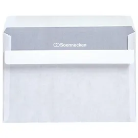 SOENNECKEN Briefumschlag 1321 C6 75g oF sk hf weiß 100 St./Pack.