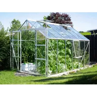 Vitavia Gewächshaus Jupiter 9900 Alu 9,9 m2 inkl. Fundament