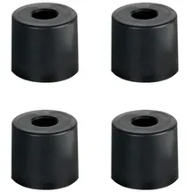 Adam Hall 4913 M4 AH - 4er Set Gummifuß 38 x 33 mm schwarz im Beutel