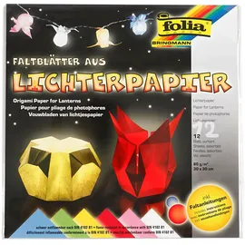Folia Transparentpapier 30,0 x 30,0 cm 80 g/qm 12 Blatt