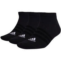 adidas Thin And Light Sportswear Low-Cut Socken 3er Pack black/white 36-38