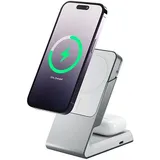 Alogic MSCDDWH, Indoor, USB, Kabelloses Aufladen, Weiß