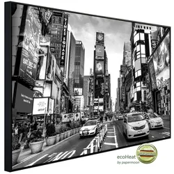 papermoon Infrarotheizung »EcoHeat - New York Time square«, Matt-Effekt - bunt