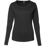 id-identity Langarmshirt Damen 0509 Gr. XL schwarz,