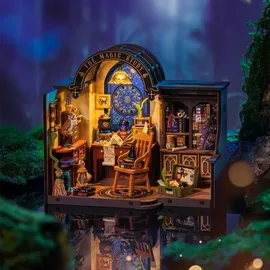 ROBOTIME Rolife 3D-Holz-Puzzle DIY Miniature House The Magic Study