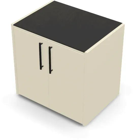 Brabura CT 90 Oven - Schwarz / Perle Blanche / Matt schwarzer Griff