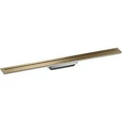 hansgrohe Drain Duschrinne 42521140 800mm, Fertigset, frei im Raum, brushed bronze
