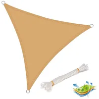 Woltu Sonnensegel Sonnenschutz HDPE Windschutz UV-Schutz Terrasse Garten