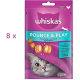 Whiskas Energie und Vitalität 8x45g Katzenleckerli, mit Huhn