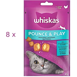 Whiskas Energie und Vitalität 8x45g Katzenleckerli, mit Huhn