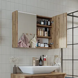roomartstore.de Atlantic 4-tlg. Schwarz/Eiche