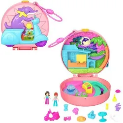 MATTEL HWN98 Polly Pocket Adventure Moped Schatulle