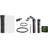 GAH Alberts Alberts Maschendrahtzaun Komplettset zum Einbetonieren, anthrazit-metallic 125 cm 25 m