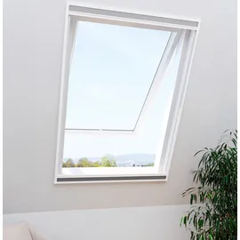 WINDHAGER Insektenschutzrollo 110 x 160 cm Weiß