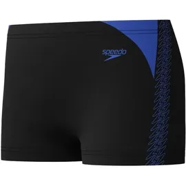 Speedo HyperBoom Splice Aquashort Schwarz/Cobalt Pop 128