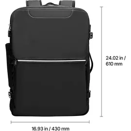 Vevor Vakuum-Reiserucksack 80 L Schwarz