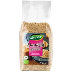 dennree Mandeln blanchiert, gemahlen, ungeröstet bio