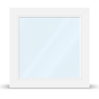 Doppelglasfenster, Kunststoff, aluplast IDEAL 4000, Weiß, 885 x 885 mm, 2-fach Verglasung, individuell konfigurieren