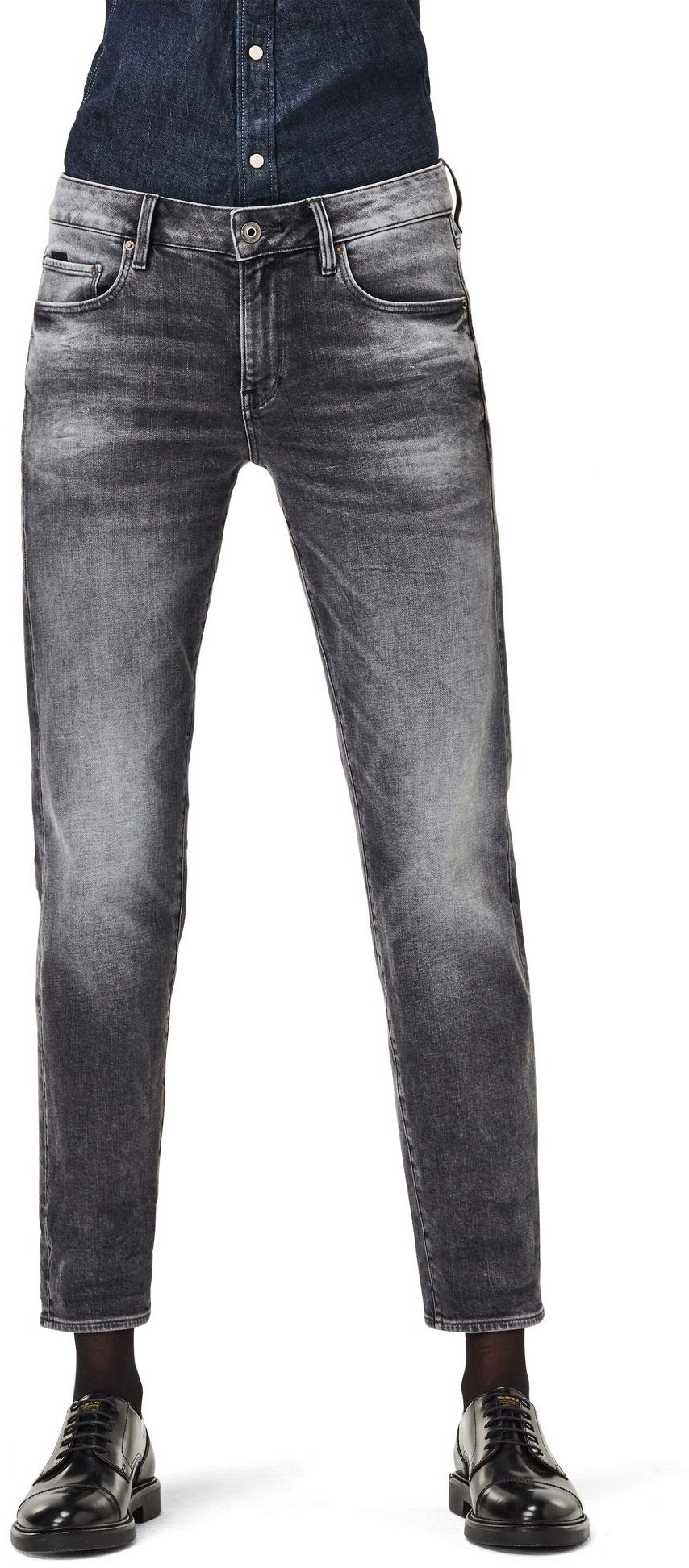 G-STAR RAW Damen Kate Boyfriend Jeans, Grau (vintage basalt D15264-C293-B168), 27W / 34L