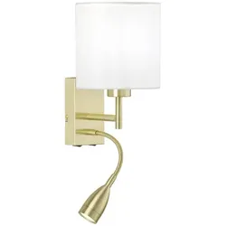 Fischer & Honsel Wandleuchte »Dreamer«, Metall, 40 W - goldfarben