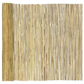 KARAT Bambus Sichtschutzzaun "Brasil" - Natur - Gespaltenes Bambusrohr / 100 x 300 cm