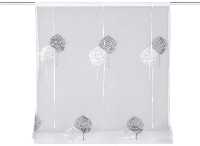 Schmidt Bändchenrollo Edison 80 x 130 cm Polyester Grau