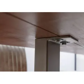 MASSIVMOEBEL24.DE Baumtisch Akazie 170x110x78 Natural Stone lackiert FREEFORM #127