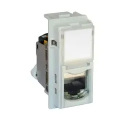 Legrand KW4279C6A LivingNow 1-modulige Datendose Kategorie 6 ungeschirmt in der Farbe White 1