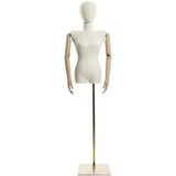 Schneiderpuppe Kleiderpuppe Frau Mannequin -Kleidung for Schneider und Modenschau ( Color : White , Size : Mannequin+Head )