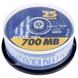 Platinum 102565 CD-R 80 Rohling 700 MB 25 St. Spindel