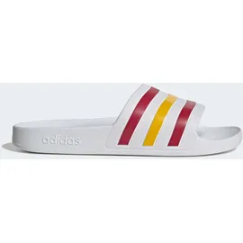 adidas Adilette Aqua Cloud White / Team Power Red 2 / Crew Yellow 40 2/3