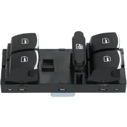 Auto-Hauptfensterheberschalter für VW CC Tiguan Passat B6 Golf Jetta MK5 MK6 Fahrerseite Konsolensteuerung Fensterheber