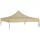 vidaXL Partyzeltdach 3x3 m Beige