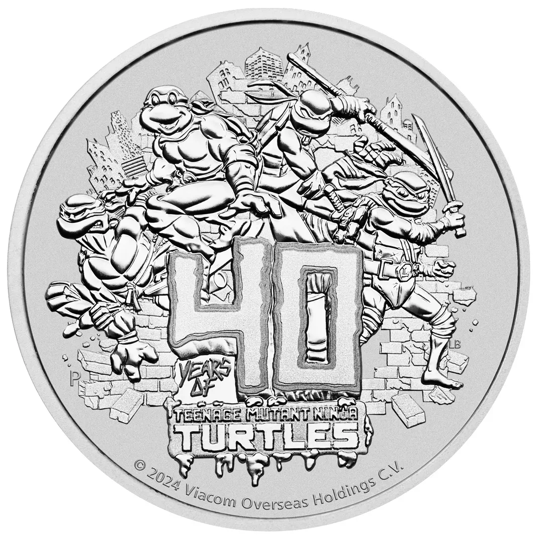 Ninja Turtles Jubiläums-Münze mit Investment-Potenzial