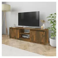 Furnicato TV-Schrank Räuchereiche 120x30x35,5 cm Holzwerkstoff