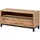 Massivmoebel24 VILLANDERS TV-Lowboard 120x40x56 cm Beige Holz, Metall, Massivholz