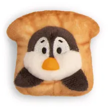 NICI Mini MagNICI Pinguin mit Toast 7 cm Weiß