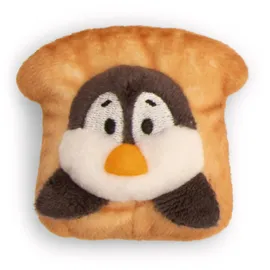 NICI Mini MagNICI Pinguin mit Toast 7 cm Weiß