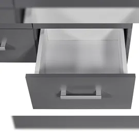 Interlink Elenzio Standregal 82 x 40 x 191,2 cm Grau