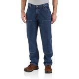 CARHARTT Double-Front Logger Jeans - Blau (H45) - W36/L34
