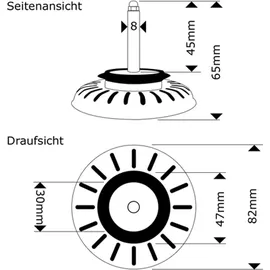 Franke Siebkörbchen Excenter+Stellschr. passend für alle Franke Spülenmodelle mit Stellschraube ab Baujahr 99 / Ersatzteil