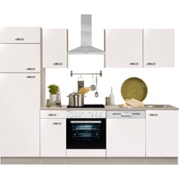 OPTIFIT Küchenzeile »Faro«, ohne E-Geräte, Breite 270 cm, weiß