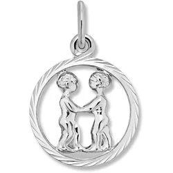 Sternzeichen-Anhänger ONE ELEMENT "Zwilling Sternzeichen Anhänger aus 925 Silber", silber, Schmuckanhänger, Damen, Zwilling, Silber 925 (Sterlingsilber), Damen Silber Schmuck Zwilling