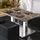 GGM Möbel Bistro Loungetisch 130 x 80 x 41 cm Vintage Old/Edelstahl